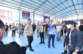 Kapolrestabes dan Dirut PDAM Makassar Kompak Buka Futsal Competiton