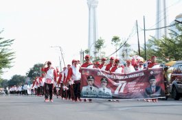 Bupati Gowa Lepas Gerak Jalan Santai Antar SKPD