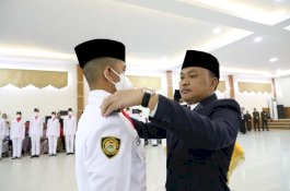 Bupati Bantaeng Kukuhkan 75 Paskibraka
