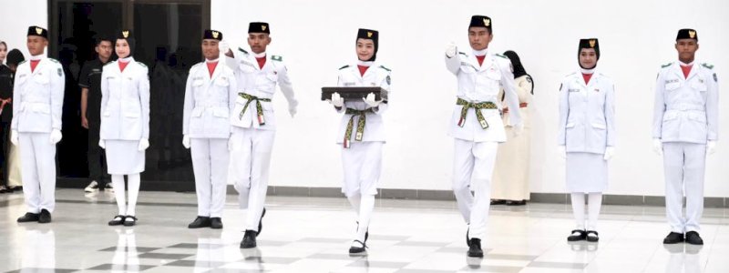 Bupati Gowa Kukuhkan 68 Paskibraka