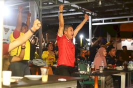 Nobar Rans Nusantara Vs PSM Makassar, Taufan Pawe Komitmen Jadikan Stadion GBH Berstandar Tipe B