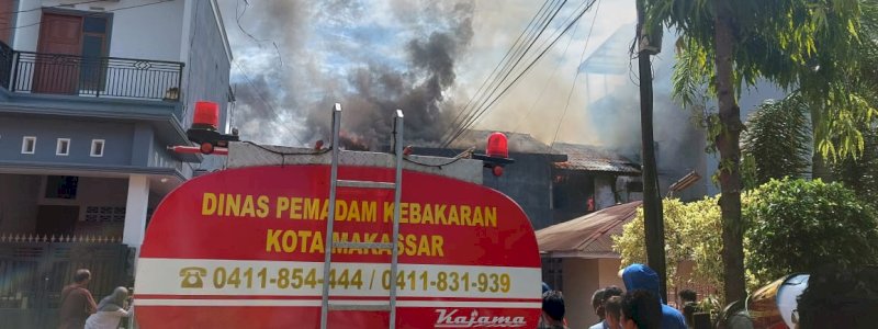 Musibah Kebakaran Terjadi di Jalan Racing Centre Makassar