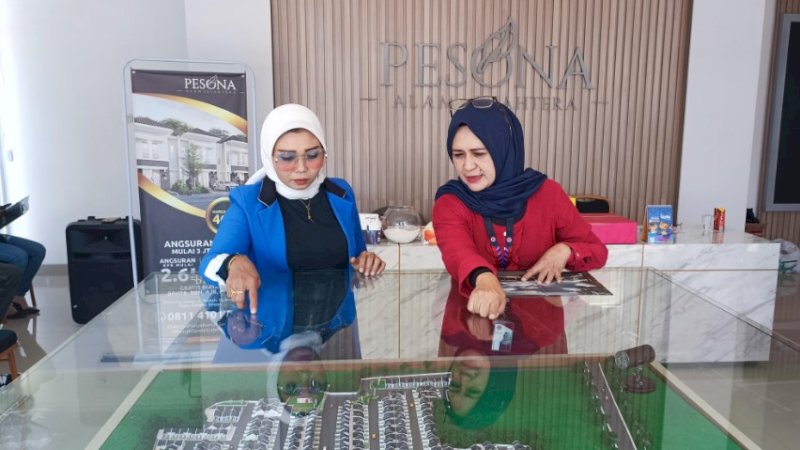 Marketing Gallery Pesona Alam Sejahtera di Jalan Mustafa Daeng bunga, Kabupaten Gowa.