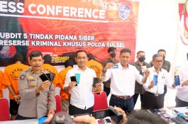 Laksanakan Perintah Kapolri, Polda Sulsel Tangkap Pelaku Judi Online