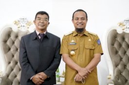 Gubernur Andalan Sambut Kepala BPK Sulsel yang Baru