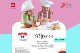 Yuk, Ikuti Cake Decoration Competition Hotel Ibis MCC! Khusus TK dan SD