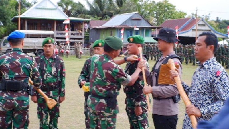 Penutupan pelaksanaan TMMD ke-114 yang digelar Kodim 1405 Parepare, Rabu (24/8/2022).