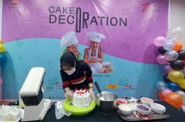 Kumpulkan 60 Anak, Cake Decoration Sukses Digelar.