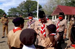 Wali Kota Parepare Pimpin Apel Peringatan Hari Pramuka Ke-61, Ini Pesannya