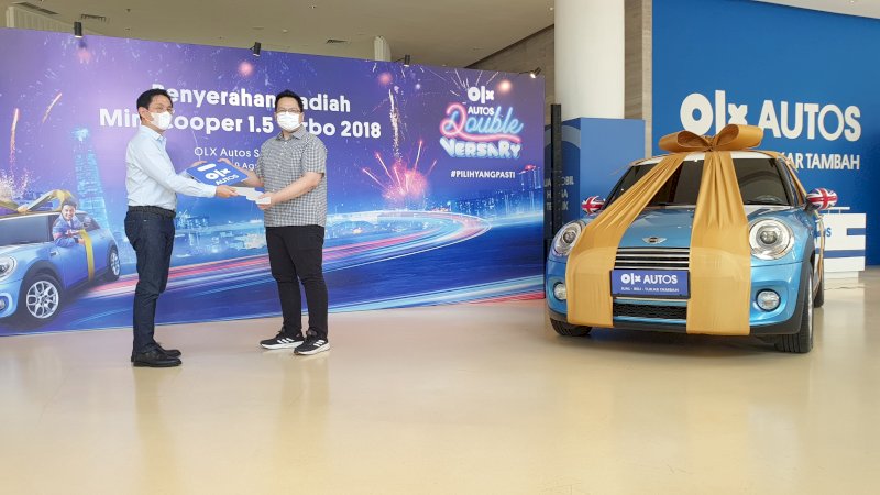 OLx Autos Beri Hadiah Mini Cooper 1.5 Turbo 2018 Kepada Konsumen.