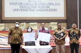 Fakultas Hukum UGM dan Unhas Lakukan Perjanjian Kerjasama