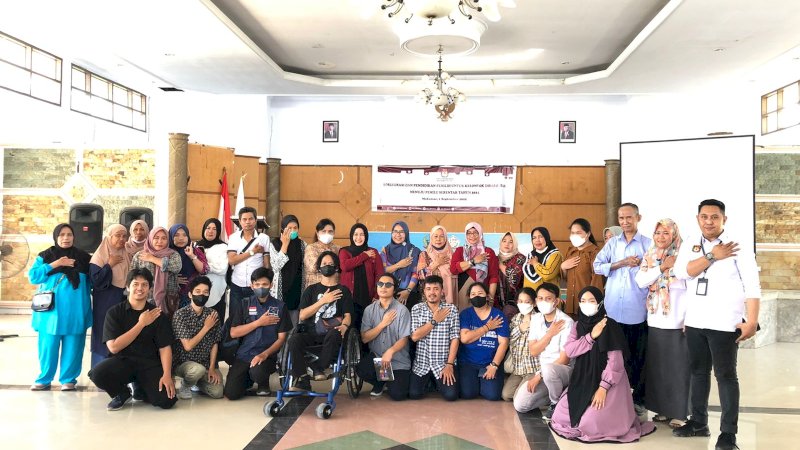 KPU Kota Makassar Gelar Sosialisasi dan Pendidikan Pemilih Kelompok Disabilitas