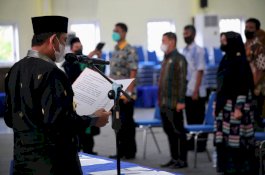 Lantik 110 Pejabat Pemkab Wajo, Amran Mahmud Ingatkan Jajaran Tingkatkan Pelayanan ke Masyarakat