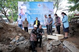 Danny Pomanto Letakkan Batu Pertama Pembangunan Kantor Klasis Makassar dan Gereja Toraja