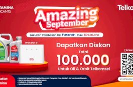 Telkomsel dan Pertamina Lubricants, Hadirkan Program untuk Pelanggan “ Amazing September ”
