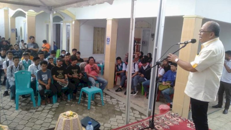 Ilham Arief Sirajuddin (IAS) saat mengunjungi Kabupaten Sulawesi, Senin (5/9/2022).