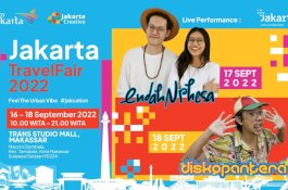 Jakarta Travel Fair 2022 Digelar di Makassar 16-18 September 2022