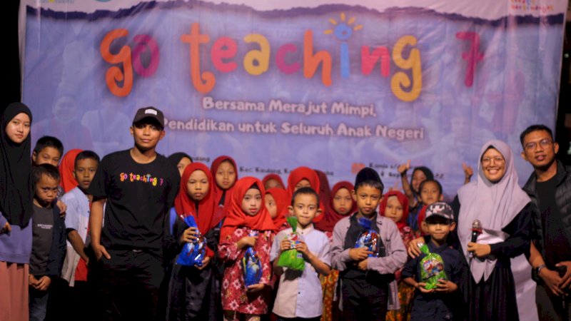 Bantu Anak-anak yang Kekurangan Layanan Pendidikan, IKASA Makassar Gelar Go Teaching 7 di Bulukumba 