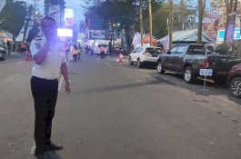 Dijaga Dishub Makassar, Lalulintas di Sekitar Lokasi Perhelatan Makassar F8 Berjalan Lancar