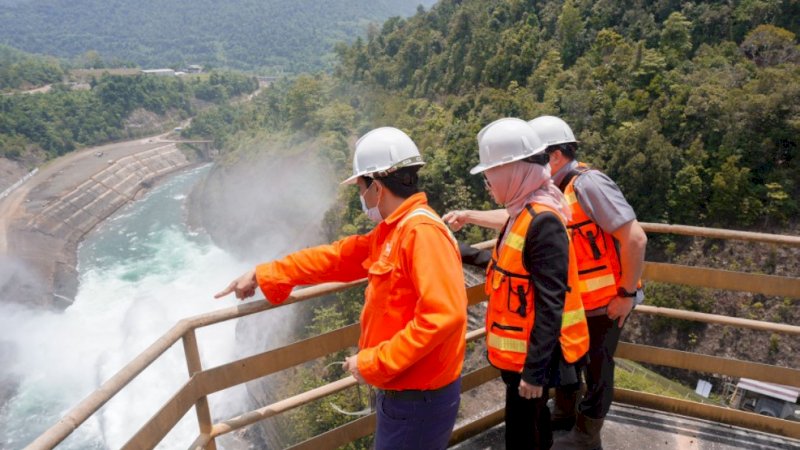 Rombongan Lemhannas RI saat mengunjungi wilayah operasi dan produksi PT Vale Indonesia Tbk. di Blok Sorowako, Kabupaten Luwu Timur, Sulawesi Selatan.