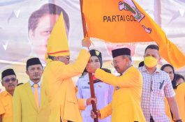 Iksan Iskandar Dilantik Jadi Ketua Golkar Jeneponto, Taufan Pawe: Kader Harus All Out