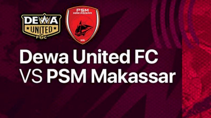 Dewa United vs PSM Makassar (foto: Vidio.com)
