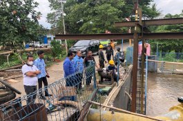 Jaga Kualitas Air Bersih, PDAM Makassar Lakukan Pengurasan Bak dan Pembersihan Filter di IPA III