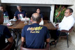 Tim Relawan Ganjarist Sulsel Sowan ke Wali Kota Makassar