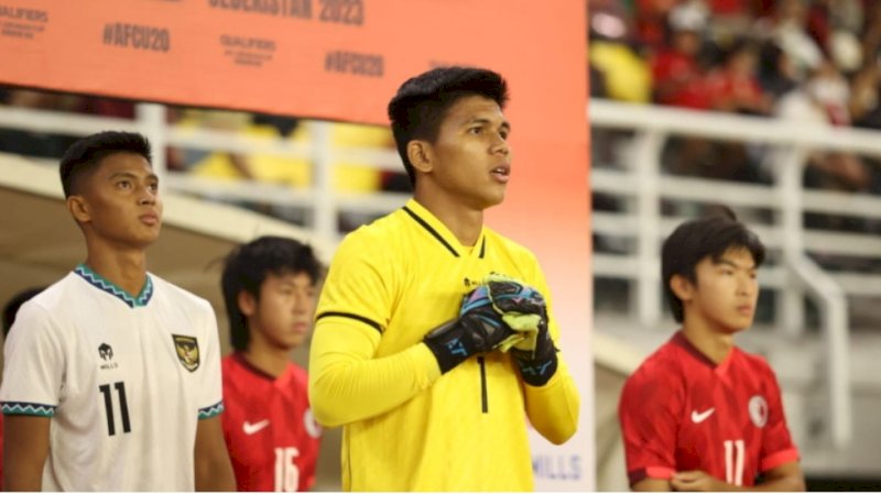 Kiper timnas Indonesia U-20 Cahya Supriadi (Foto: PSSI)