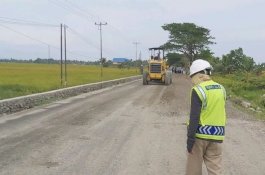 Pemprov Sulsel Tangani Long Segment Ruas Pinrang - Rappang - Pangkajene - Batas Soppeng