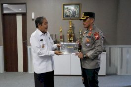 Bupati Sidrap Terima Kunjungan Silaturahmi Kapolres yang Baru