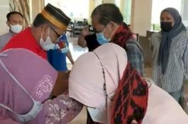 Hadiri Pengukuhan Kebugis, Bupati Sidrap Disambut Wali Kota Kendari