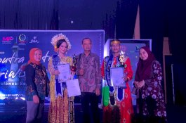 Dahlan dan Kharisma, Putra-Putri Pariwisata Sulsel 2022 Pahlawan Barru