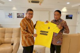 Taufan Pawe Temui Menpora Zainudin Amali
