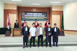 Pengambilan Sumpah Advokat, Ketua Pengadilan Tinggi Makassar Ingatkan Integritas