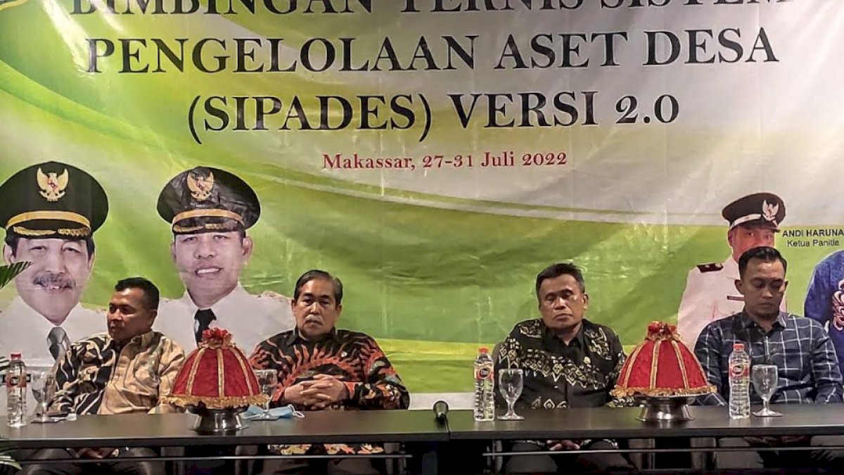 Bupati Sidrap Buka Pelatihan Sistem Aset Desa Berbasis Aplikasi