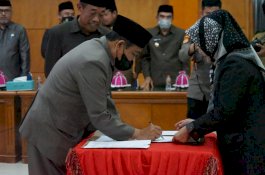 Rapat Paripurna DPRD Sidrap Sepakati 3 Ranperda Jadi Perda