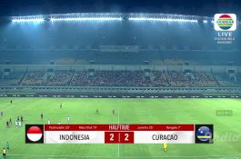 Babak Pertama FIFA Matchday Indonesia Vs Curacao: Skor Sama Kuat 2-2