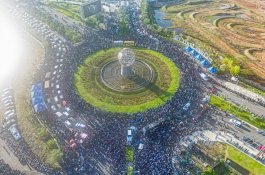 Masyarakat Antusias Ikuti Jalan Sehat Restorasi NasDem Sulsel