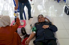 HUT ke-62, Karang Taruna Sidrap Gelar Donor Darah di Baruga SKPD