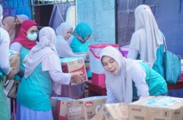 Ikatan Keluarga Vale Indonesia Serahkan Bantuan untuk Korban Kebakaran di Sorowako