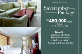 Santika Gelar Promo Bertajuk Savetember, Cek disini Promonya