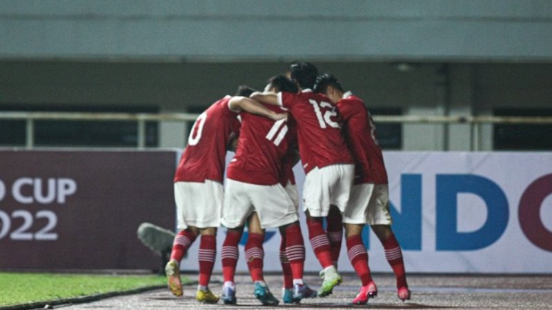 Peringkat FIFA tim nasional (Timnas) Indonesia melesat usai mengalahkan Curacao back to back. (Foto: Aldi Chandra/MNC Portal Indonesia)