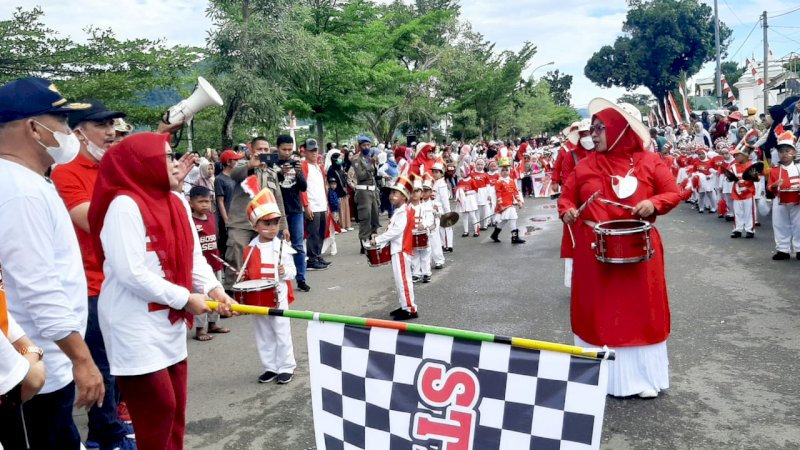 Karnaval Meriahkan HUT Ke-77 Kemerdekaan RI di Palopo