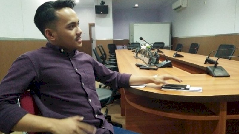Legislator muda DPRD Makassar dari partai PDIP, Al Hidayat Samsu.