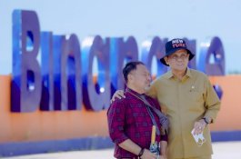 Anjungan Sumpang Binangae Barru Kembali Dipercantik