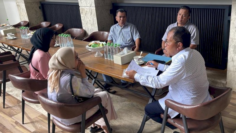 Wali Kota Makassar, Mohammad Ramdhan Pomanto (Danny), saat menerima pengurus Kohati Makassar di kediaman pribadinya, Jalan Amirullah, Jumat (30/9/2022).
