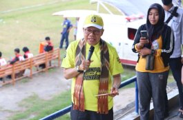 Pembukaan Liga Beringin Grup G di Palopo, Taufan Pawe Ajak Suporter Doakan Korban Tragedi Kanjuruhan