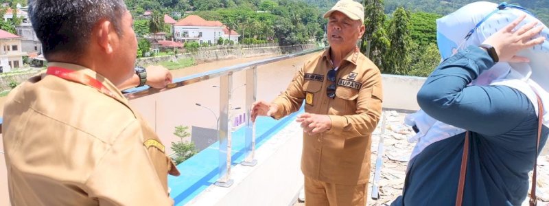 Muslimin Bando Sambut Tim Verifikasi Lapangan Perpustakaan Nasional