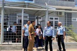 Pelajar SMPN 2 Rumbia Kunjungan Studi ke Rutan Kelas IIB Jeneponto